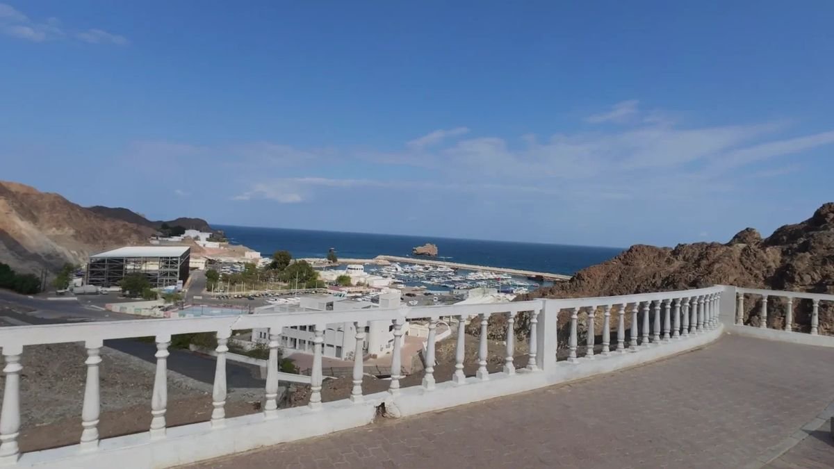 Muscat harbour terrace